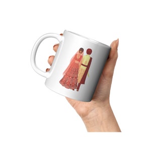 Punjabi Wedding Wedding Gift Newlywed Gift Engagement Gift Anniversary Gift Indian Wedding Indian Mugs Wedding Season image 2