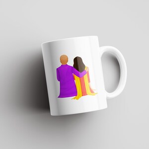 Father and Daughter (Bald Guy) | Desi Mugs | Indian Mugs | South Asian | Fathers Day | Best Dad | Gift For Dad | Bald Dad