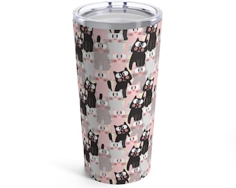Fler katter-mugg | Present till kattmamma | Kattpappa | Resemugg | Söt kattmugg | Kaffemugg | Kattälskaremugg | 20oz-mugg