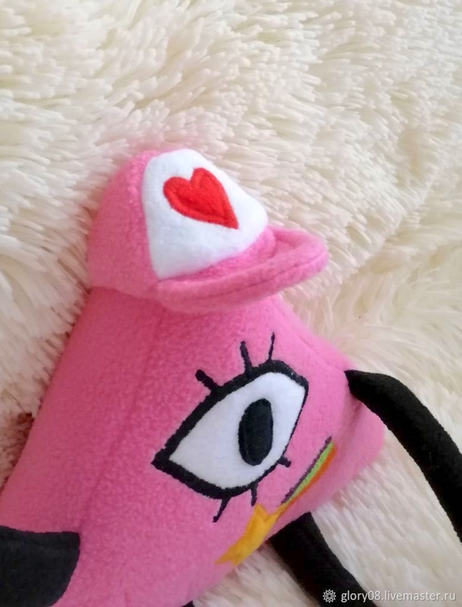 Bill Cipher Pink Mini Plush Toy Mabel Pines Gravity Falls | Etsy