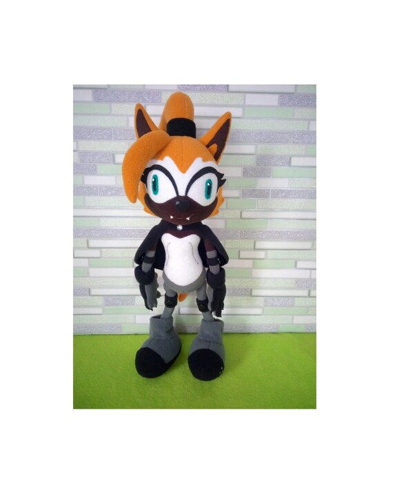 Whisper The Wolf Sonic Plusch Stofftier 40 Cm Etsy