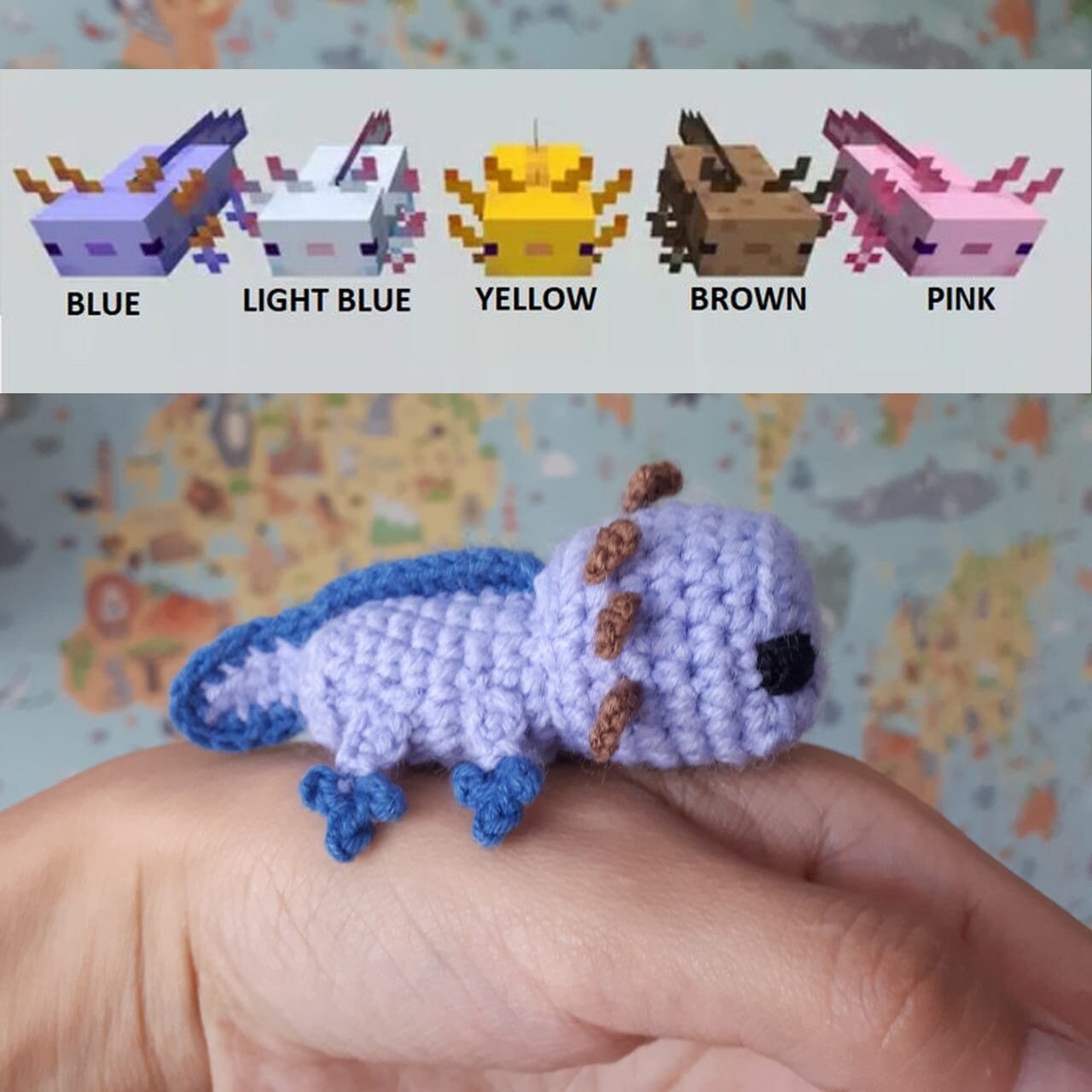 Minecraft Axolotl Crochet Axolotl Axolotl Plush Gift Etsy Minecraft Axolotl Crochet Axolotl Axolotl Plush Gift Etsy