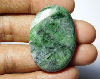 35X24 MM Natural Diopside Cabochons,Top Quality Diopside Gemstone,Diopside Loose stone,Diopside semi precious,Diopside hand Polished 41Cts.