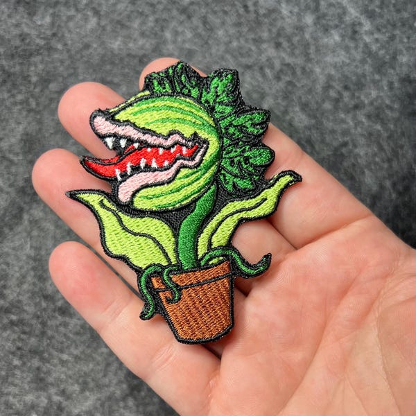 Audrey 2 Embroidered Patch • Little Shop of Horrors Iron-On Applique