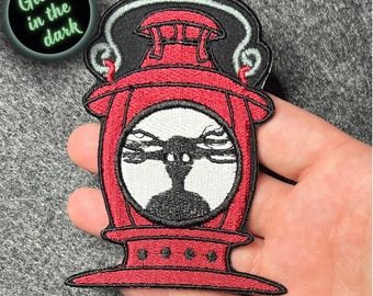 Over the Garden Wall Embroidered Patch: The Beast Lantern, Glow in the Dark