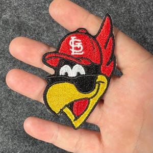 Aufnäher STL Cardinals • Fred • Baseball • St. Louis • Missouri • zum aufbügeln oder aufnähen • Klett Aufnäher • süss