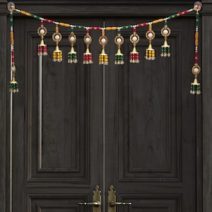 Multicolor Toran Set For Entrance Door Toran Handmade Toran Work for Home Door Decoration Toran Size 3 Feet Diwali Gift Toran