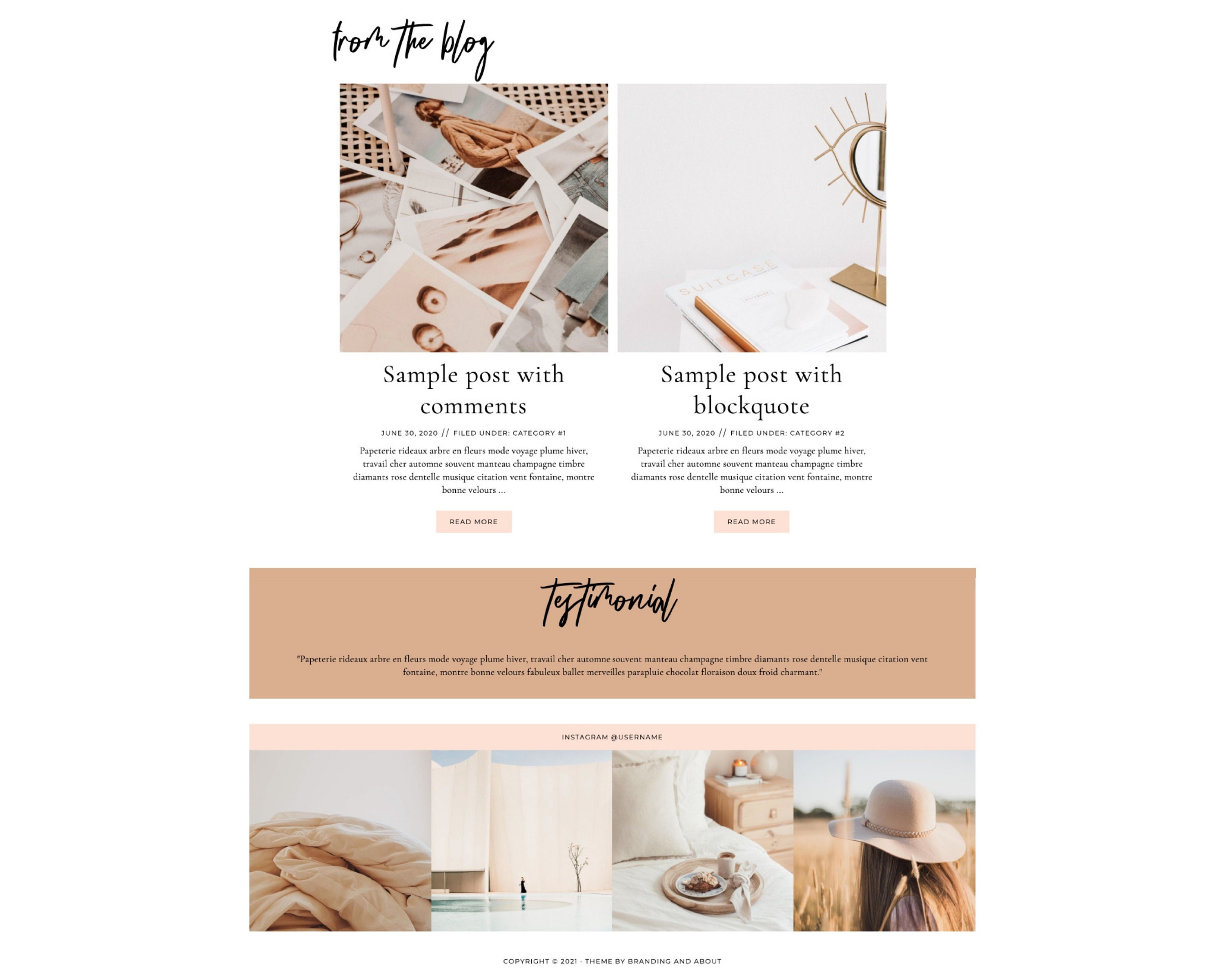 Wordpress Theme Blog Theme Ecommerce Theme Responsive Etsy Ireland
