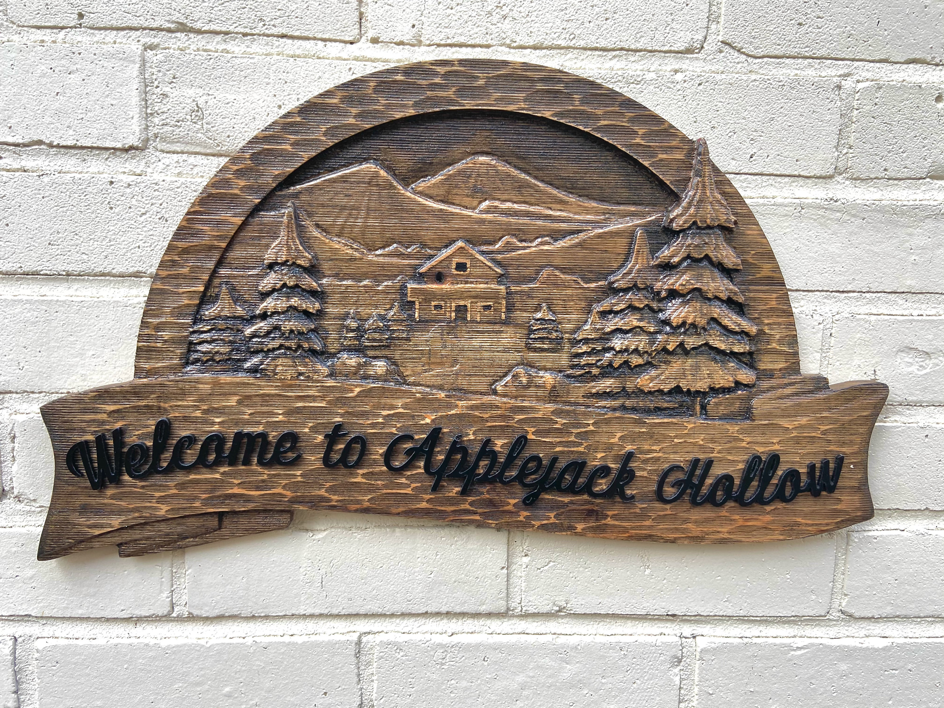 Cabin Sign with Customizable Name Etsy