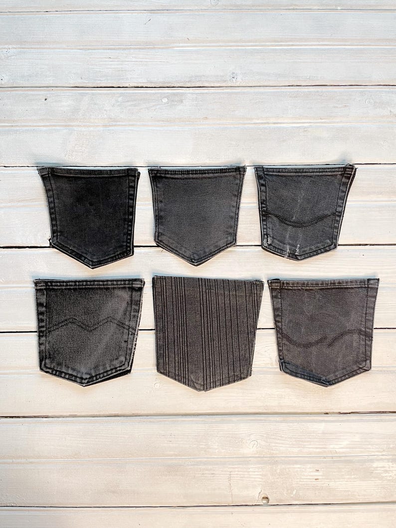 The pockets are of medium size, approximately matching in dimensions.