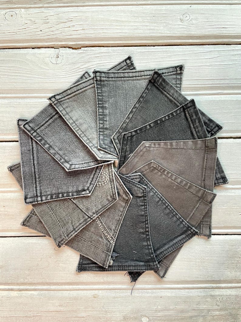 Each pocket varies slightly in design, stitching, and thickness, making each one unique.