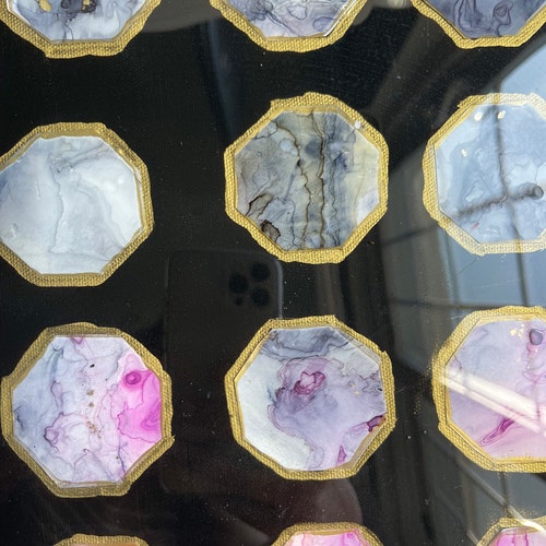 Modern art/alcohol ink/ beautiful wall art shops