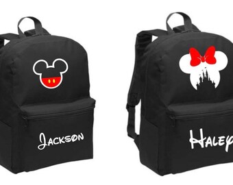 Ariel Castle Backpack Ariel Castle Personalized bag Disney Kids backpack Ariel in Castle Cinch Bag Family Vacation Cinch Sack