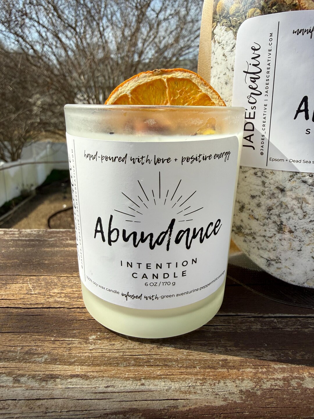 Abundance & Prosperity Candle, Hand Poured Soy Wax - Etsy