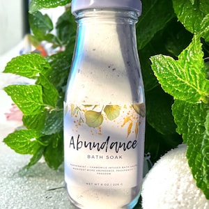 Abundance Bath Salts, Prosperity Bath Soak, Abundance Spell Bath