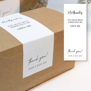 Mailer Stickers Pretty Things Shipping Stickers Packaging Labels