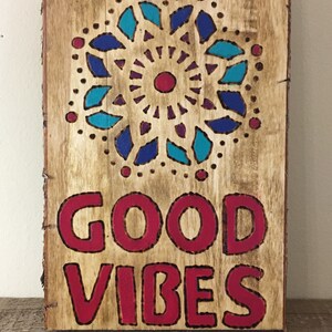 Wooden Mandala wall hanging