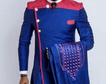 African Men Suit; African Men Clothing; African Style for Men; Men Wedding Suit; Dashiki for Men; Groom's Men; African Men Fashion; Agbada