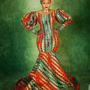 African print maxi dress;African print dress;Ankara dress;women clothing;African dress;maxi dress;Ankara maxi dress;African dress for women