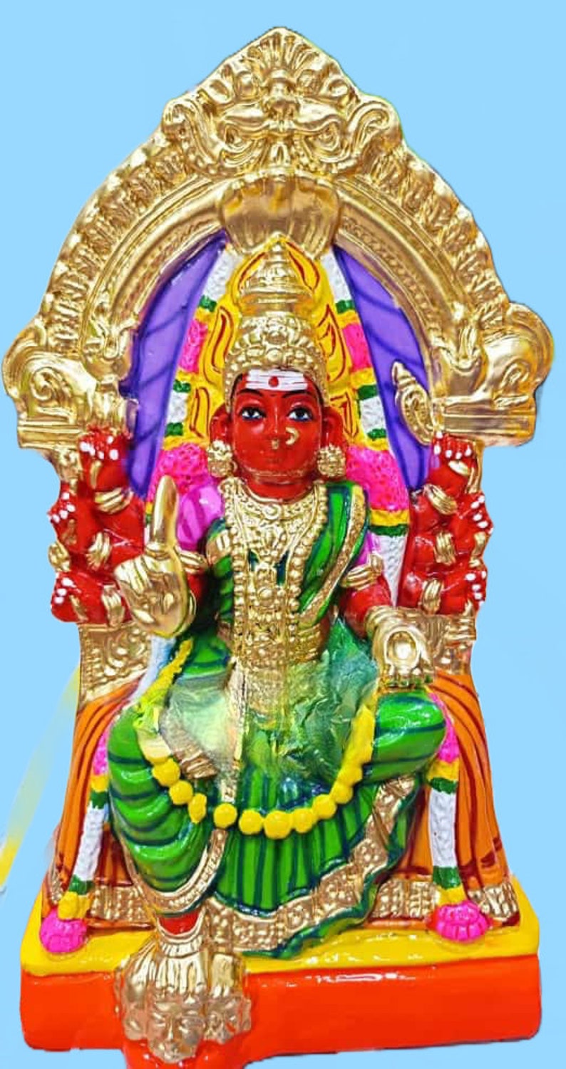 1.5 ft Samayapuram Mariamman Golu Dolls / Golu Bommai / Bommulu image 2