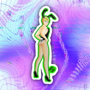 Noiz Dramatical Murder Bunny Boy Holographic Sticker