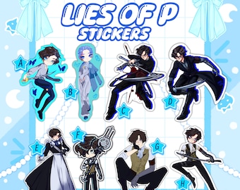 Lies of P Pinocchio Sticker | Soulslike Game Art, Holographic Car Decal