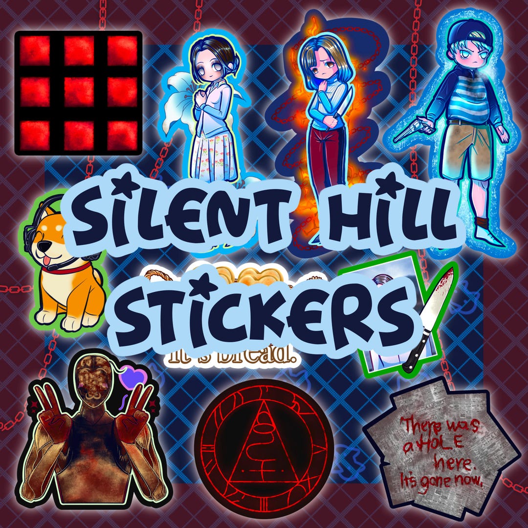 Silent Hill Stickers | Horror Game Sticker Decal - Etsy