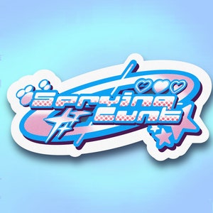 Serving Cunt retro sticker holographic vinyl decal y2k cyber core