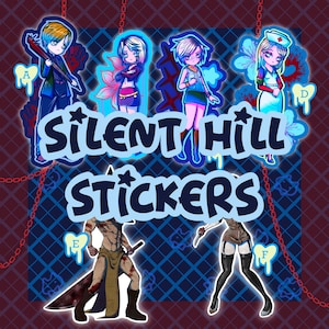 Silent Hill 2 Remake stickers | Horror game sticker decal