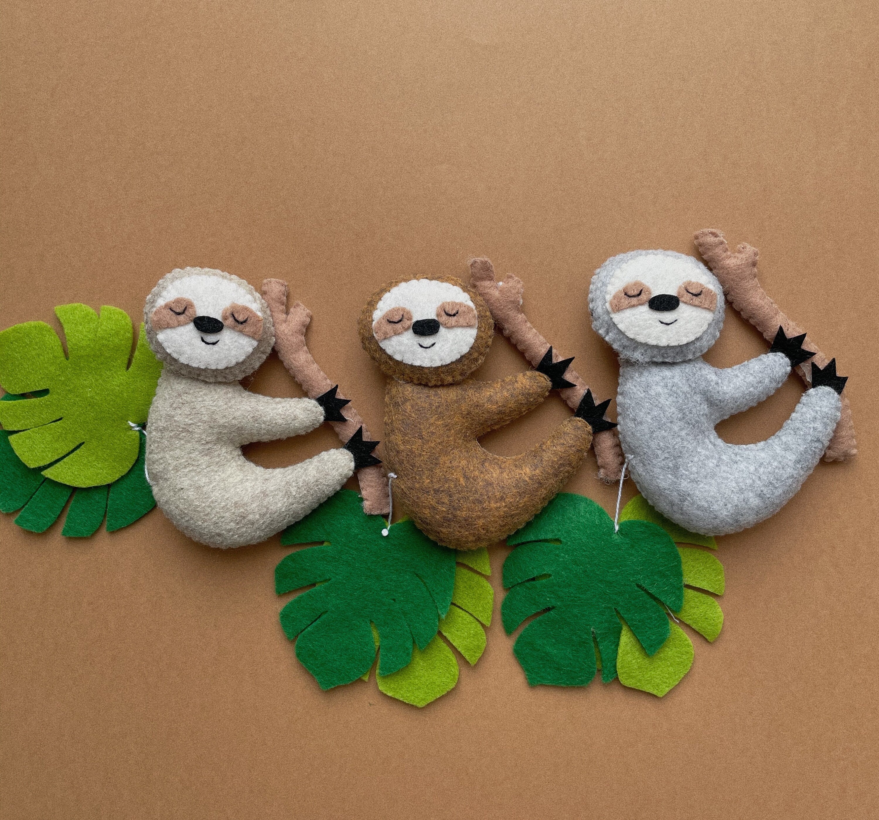 PDF Pattern Sloth, Easy Pattern Sloth, Digital Download Sloth Pattern ...