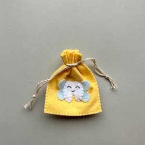 Tooth Fairy Bag Pdf Pattern Tooth Ornament Felt Sewing Bag Pattern ...