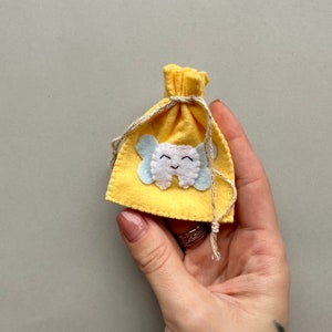 Tooth Fairy Bag Pdf Pattern Tooth Ornament Felt Sewing Bag Pattern ...