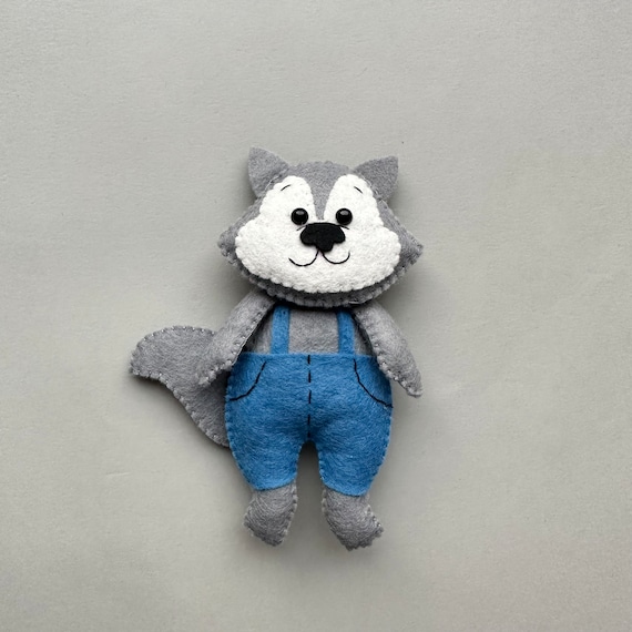 スタンディングWolf Cub-(H) 52 / ウルフぬいぐるみ / WOLF / オオカミ