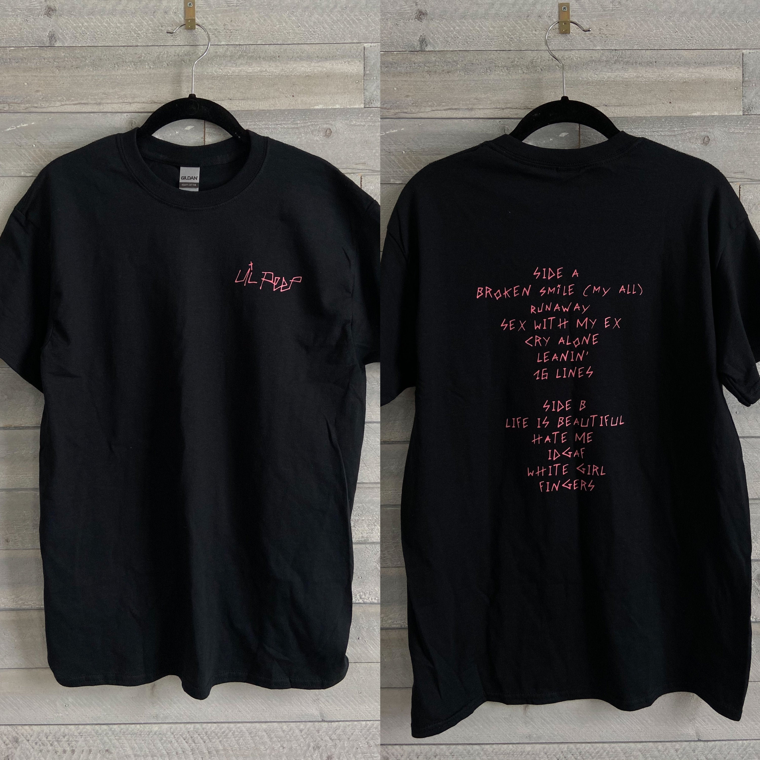 Lil Peep T Shirt Lil Peep Sweatshirt Come Over When Etsy