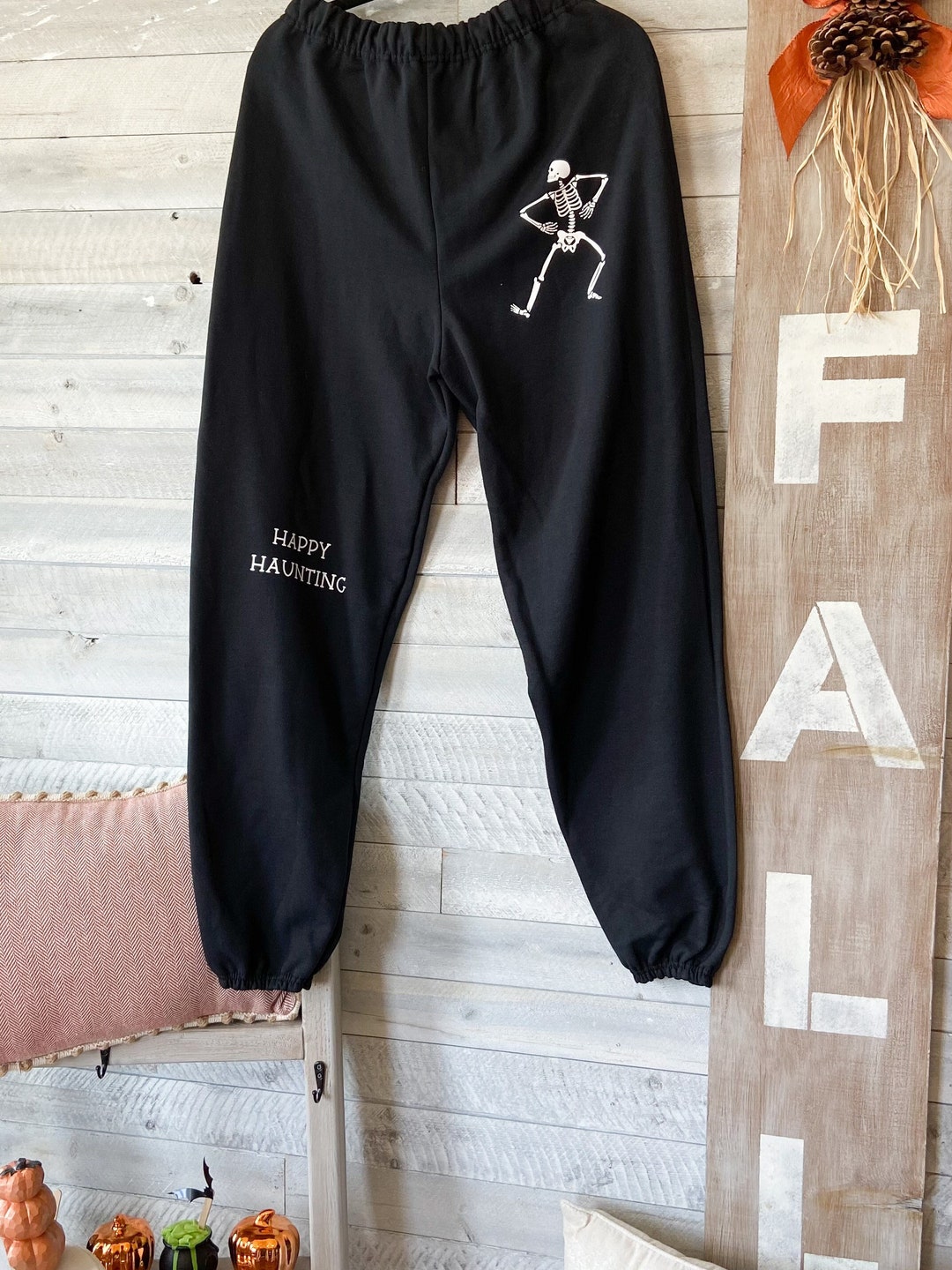 Simply Love Full Size SKELETON Graphic Sweatpants
