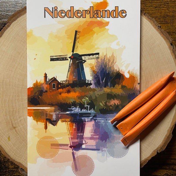 Budget Challenge Klappkarte „Niederlande“