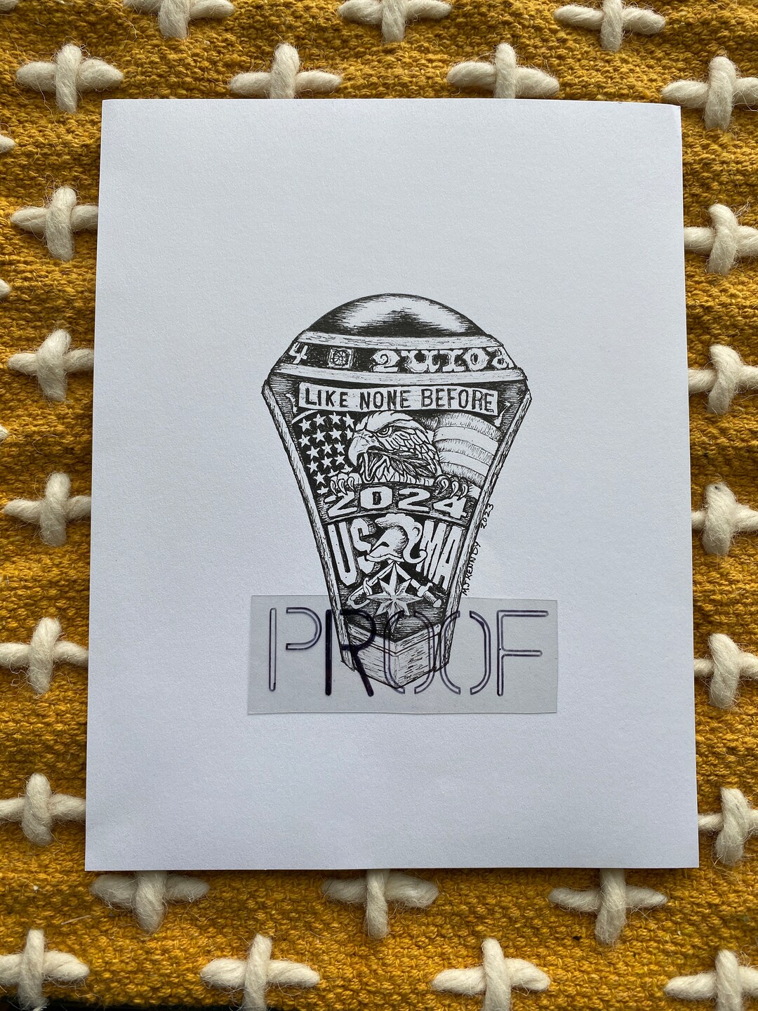 USMA Class of 2025 Ring Print Etsy