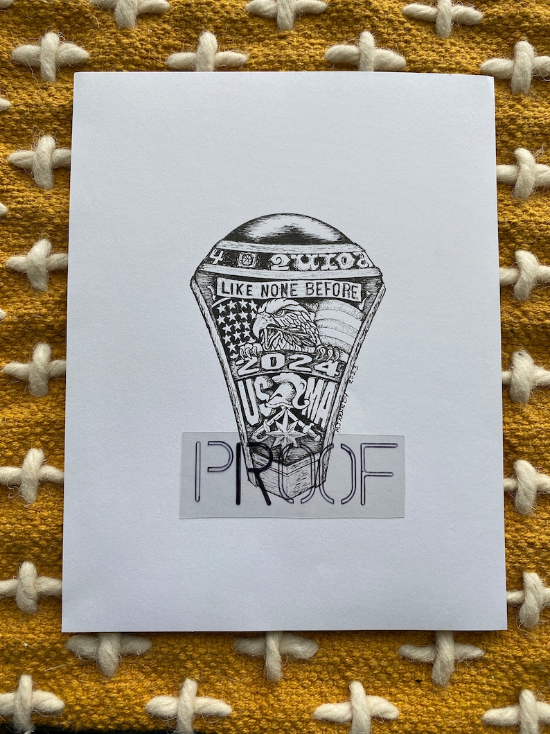 USMA Class of 2024 Ring Print Etsy