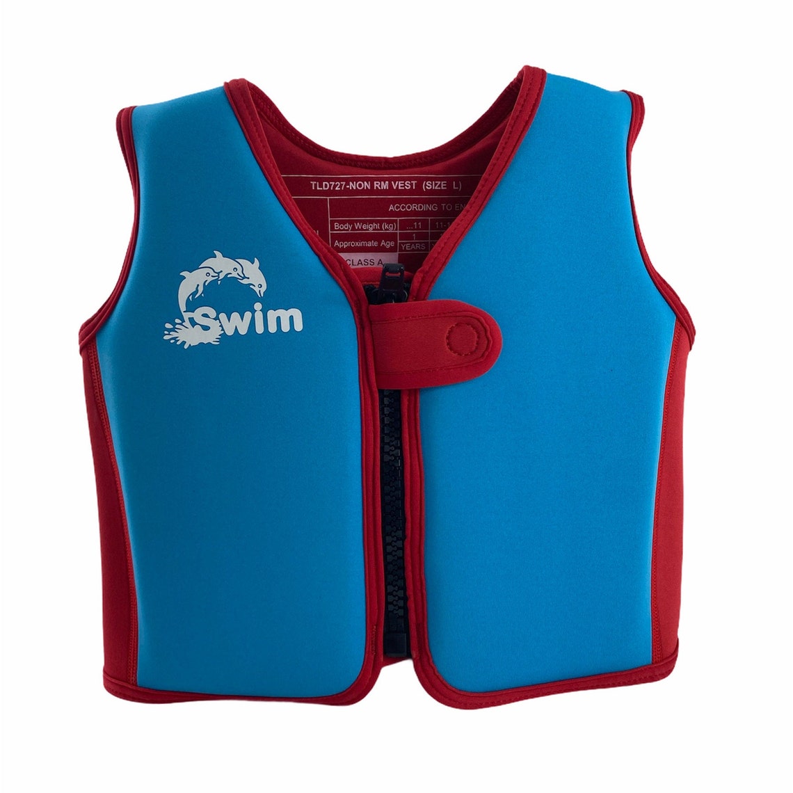 Children's Swimming Vest / Buoyancy Aid Non removable Etsy