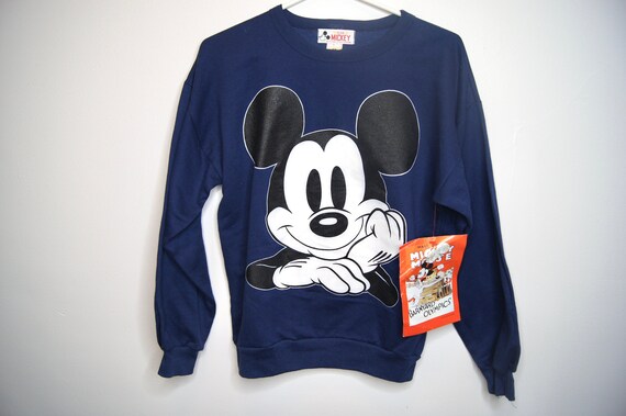 Vintage Mickey Mouse Crew Neck Sweatshirt