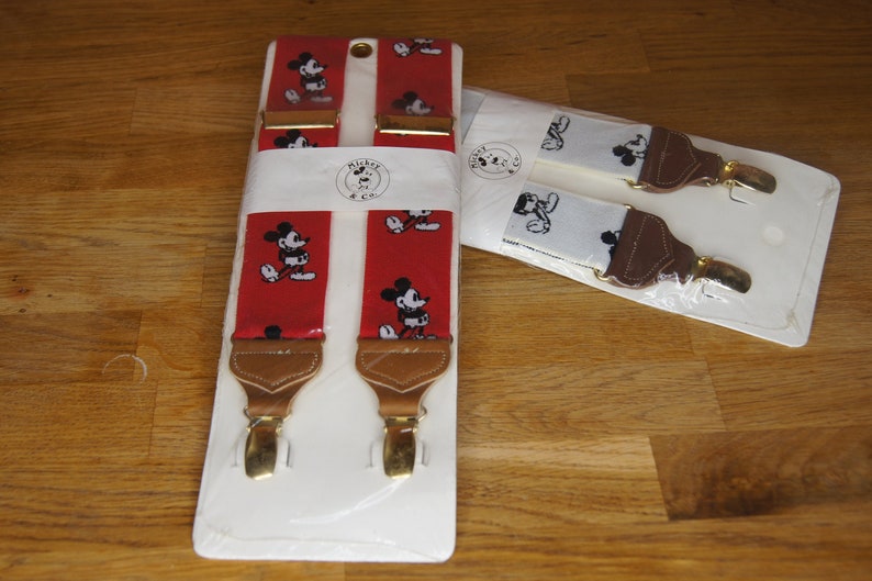 Vintage Mickey Mouse Adult Suspenders Vintage Mickey Mouse Adult Suspenders