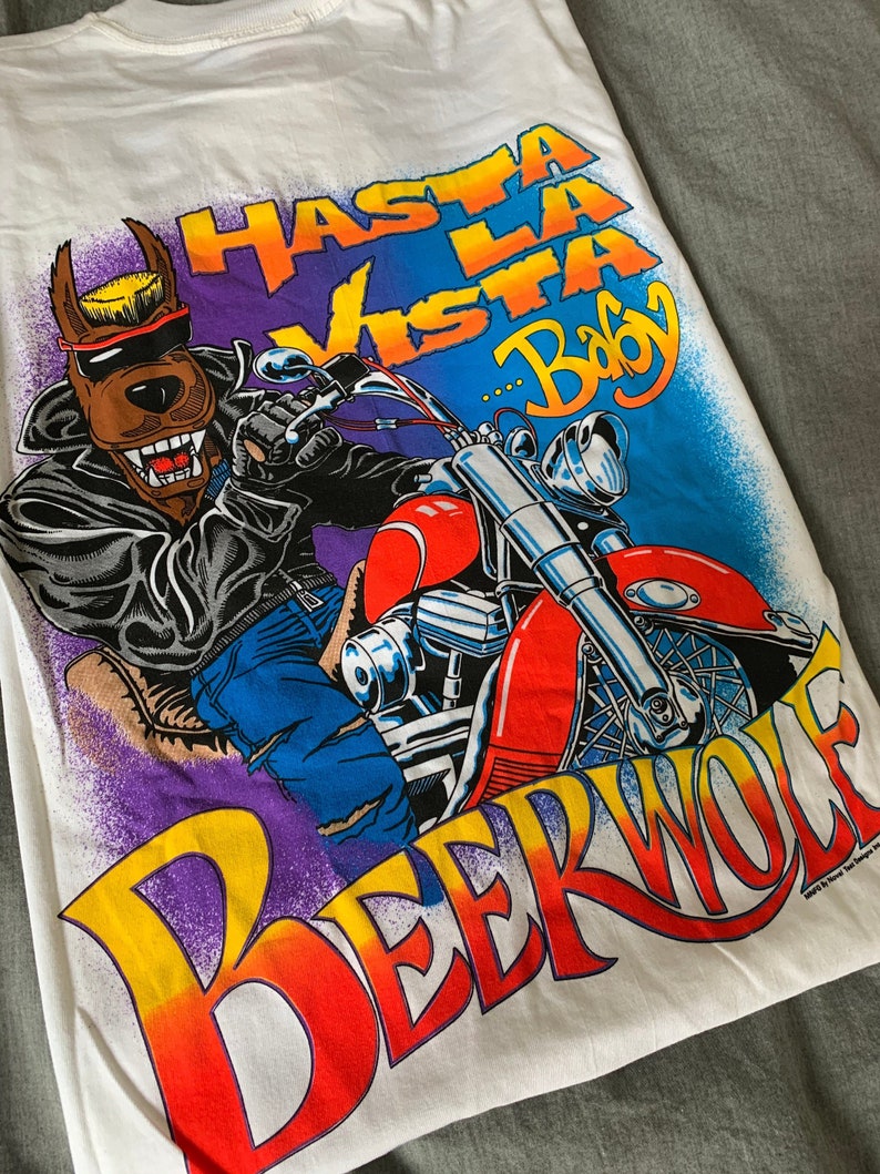 Coors Light 1980 Vintage Beer Wolf Tee with Original Tags Etsy