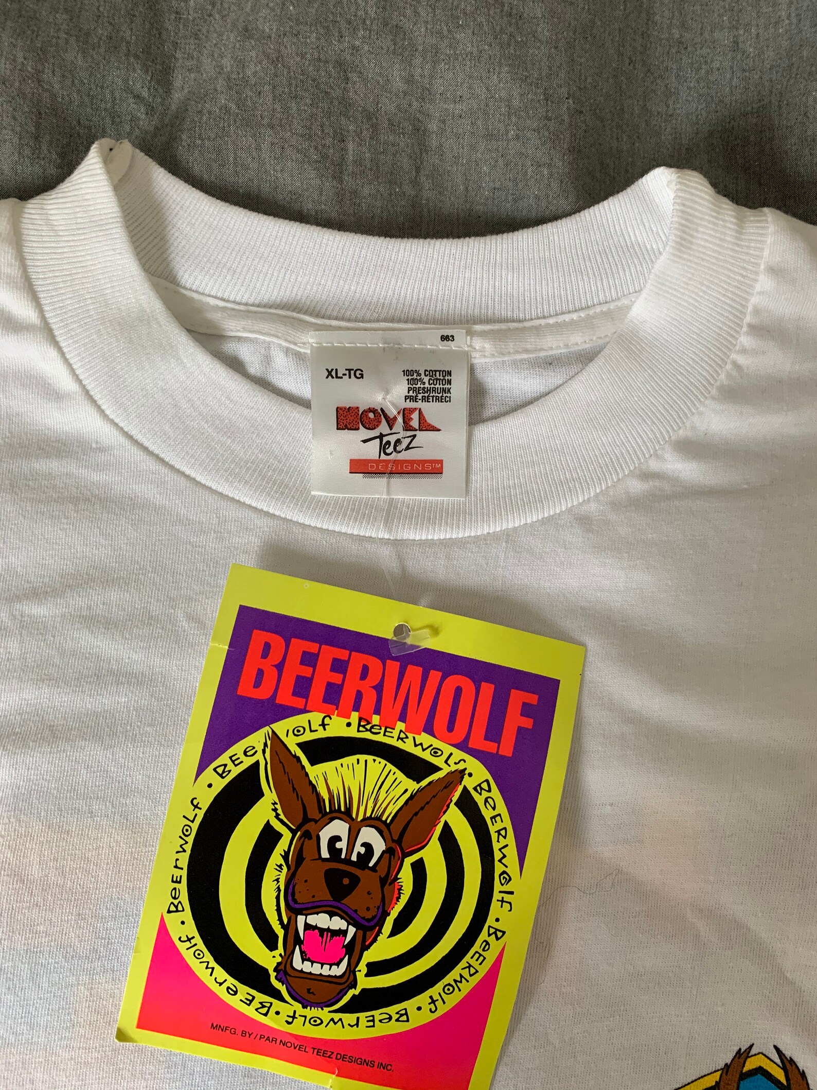 Coors Light 1980 Vintage Beer Wolf Tee with Original Tags Etsy