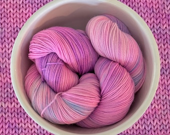 Raspberry Sorbet - Variegated Hand Dyed Yarn