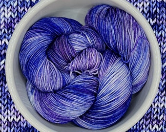 Hyacinth - Variegated Hand Dyed Yarn