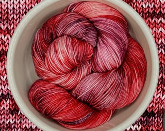 Mulled Wine - Variegated Hand Dyed Yarn