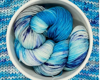 Winter Wonderland - A variegated hand dyed yarn