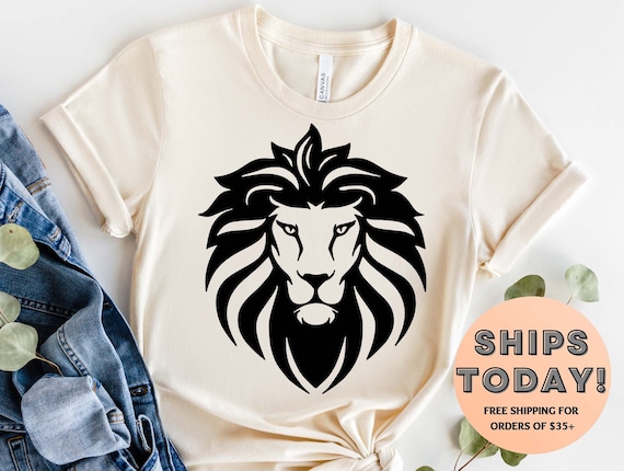 Floral Lion Shirt Cute Shirts for Women Lion Shirt Lion Flower Shirt Leo Shirt Gift for Her Animal Lover Graphic Tees Animal Shirts Etsy