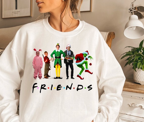 Christmas Sweatshirtchristmas Friends 