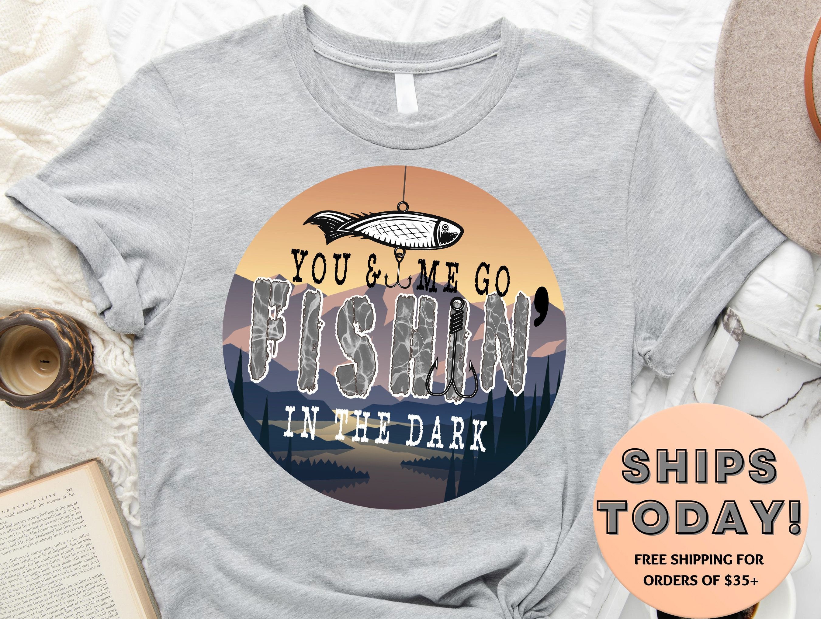 You & Me Fishing in the Dark, Fish Shirt, Men's Fishing Shirt, Funny  Fishing Shirt, Fishing Graphic T-shirt, Fisherman Shirt -  Israel